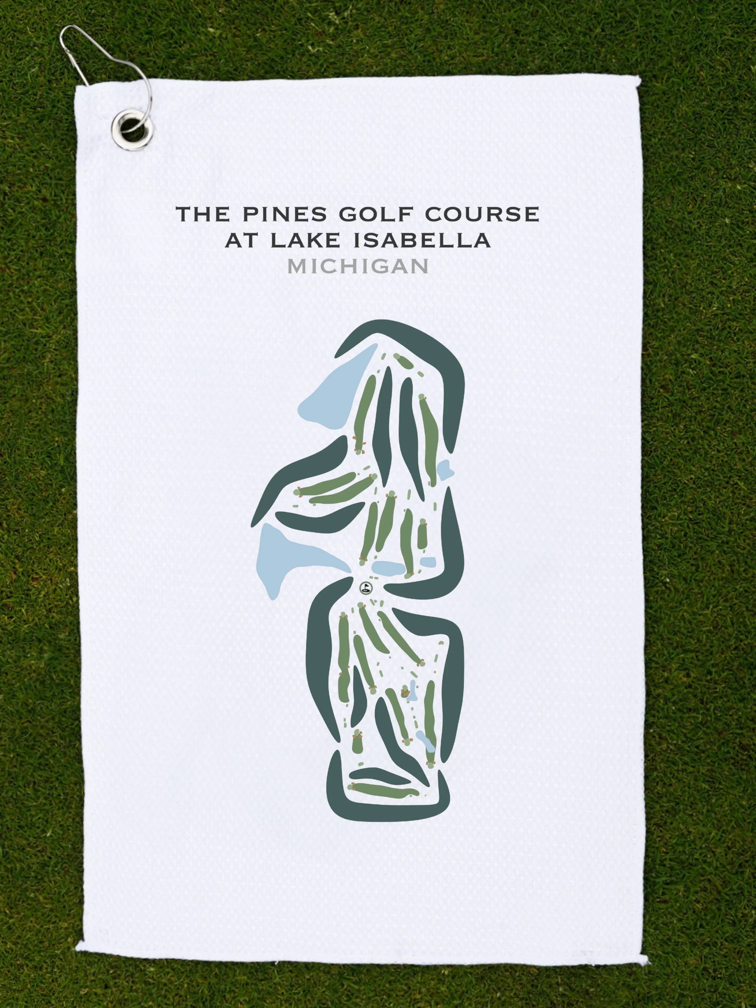 The Pines Golf Course At Lake Isabella, Michigan - Printed Golf Courses
