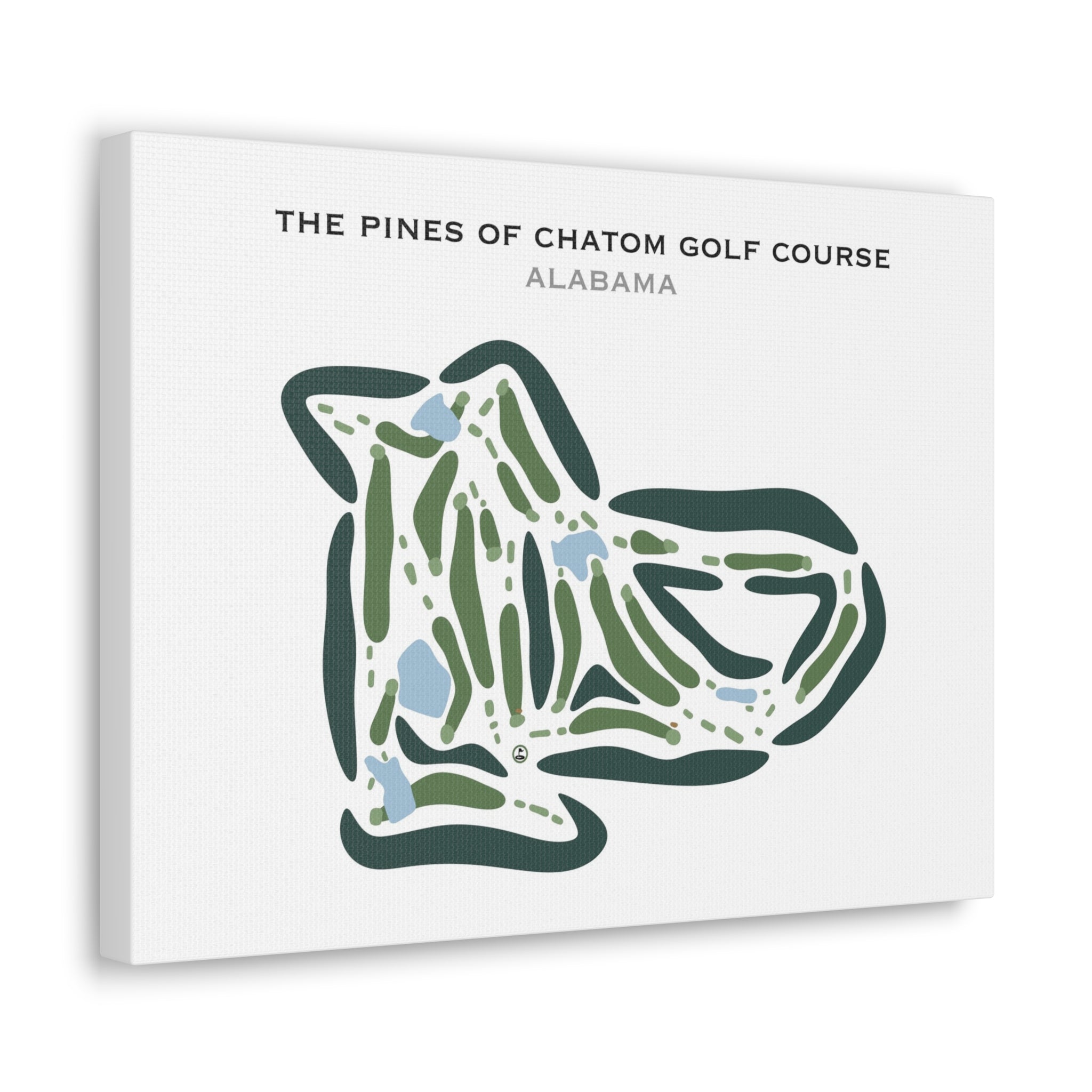 The Pines of Chatom Golf Course, Alabama - Printed Golf Courses