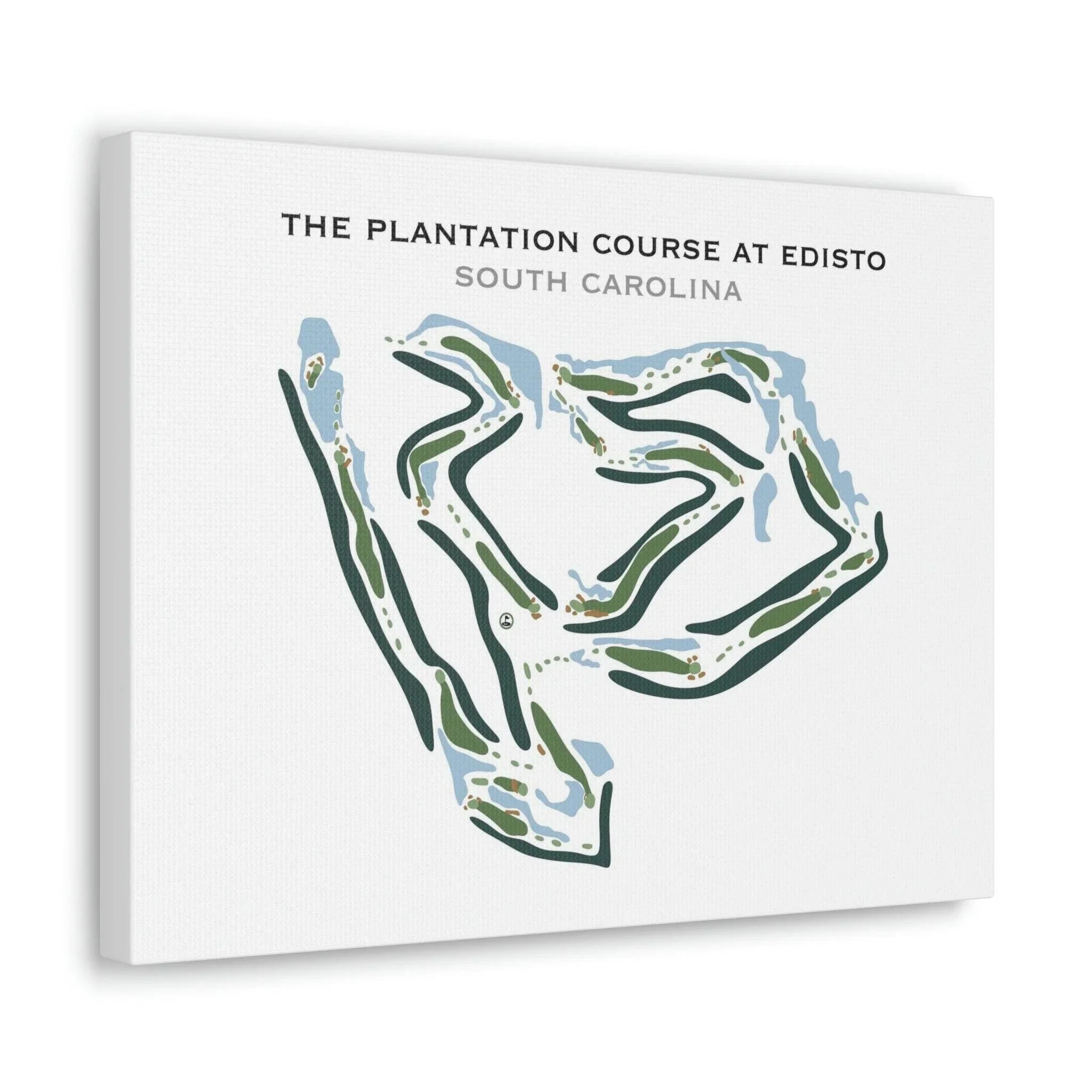 The Plantation Course at Edisto, South Carolina - Printed Golf Courses
