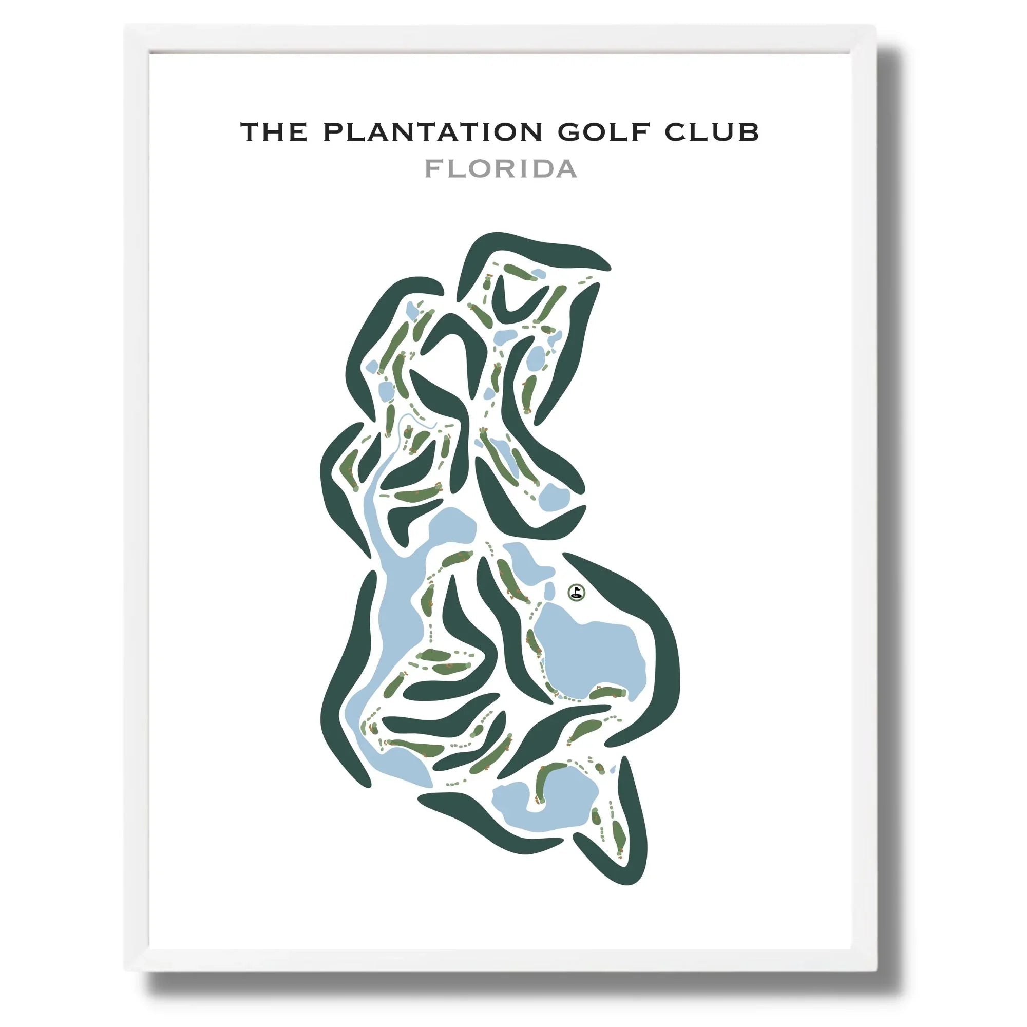 The Plantation Golf Club, Florida - Printed Golf Courses