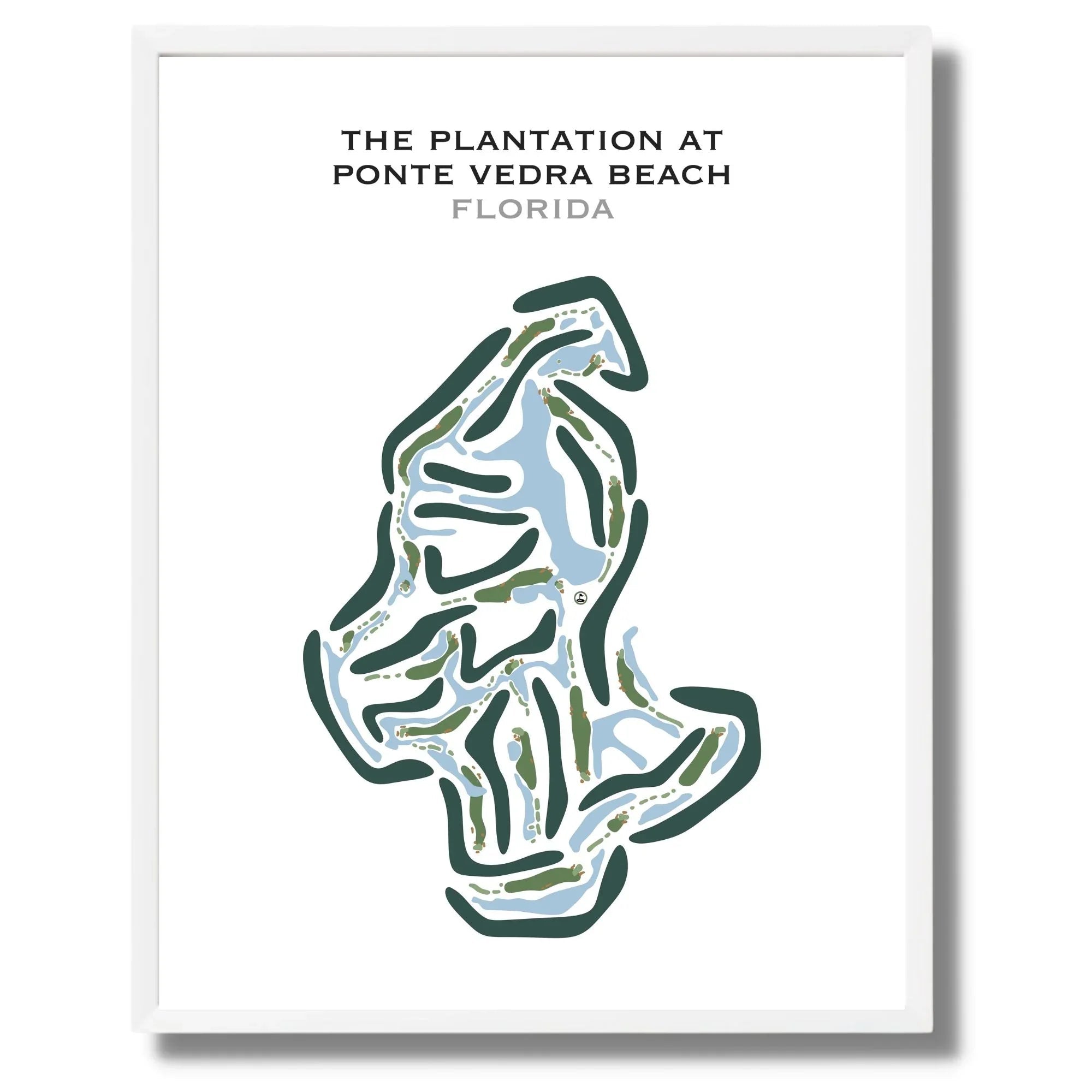 The Plantation at Ponte Vedra Beach, Florida - Printed Golf Courses