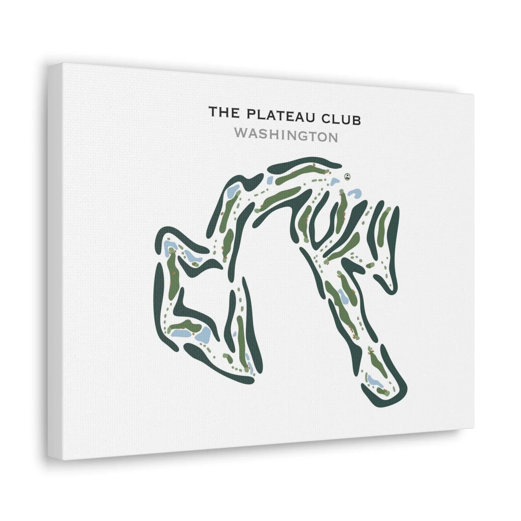 The Plateau Club, Washington - Printed Golf Course