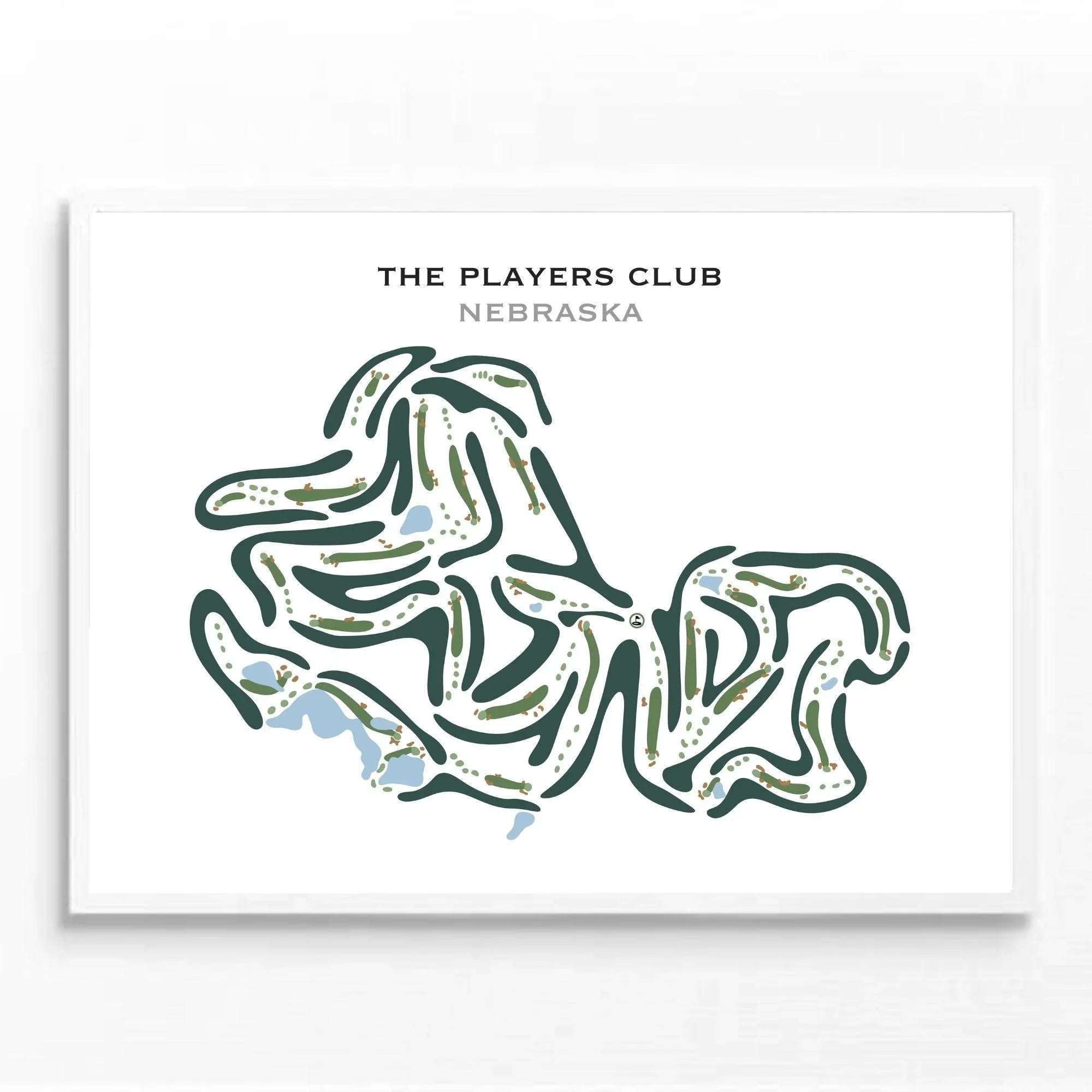 The Players Club, Nebraska - Printed Golf Courses