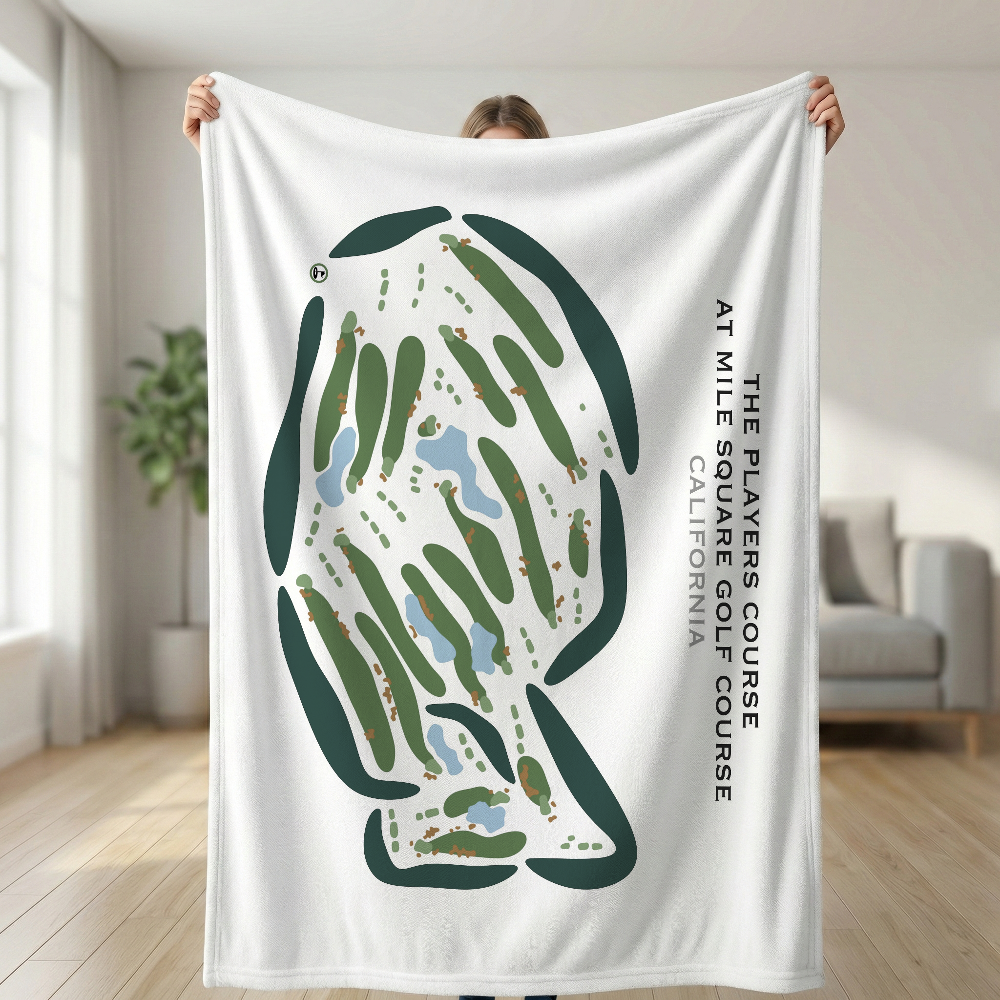 The Players Course at Mile Square Golf Course, California - Printed Golf Courses