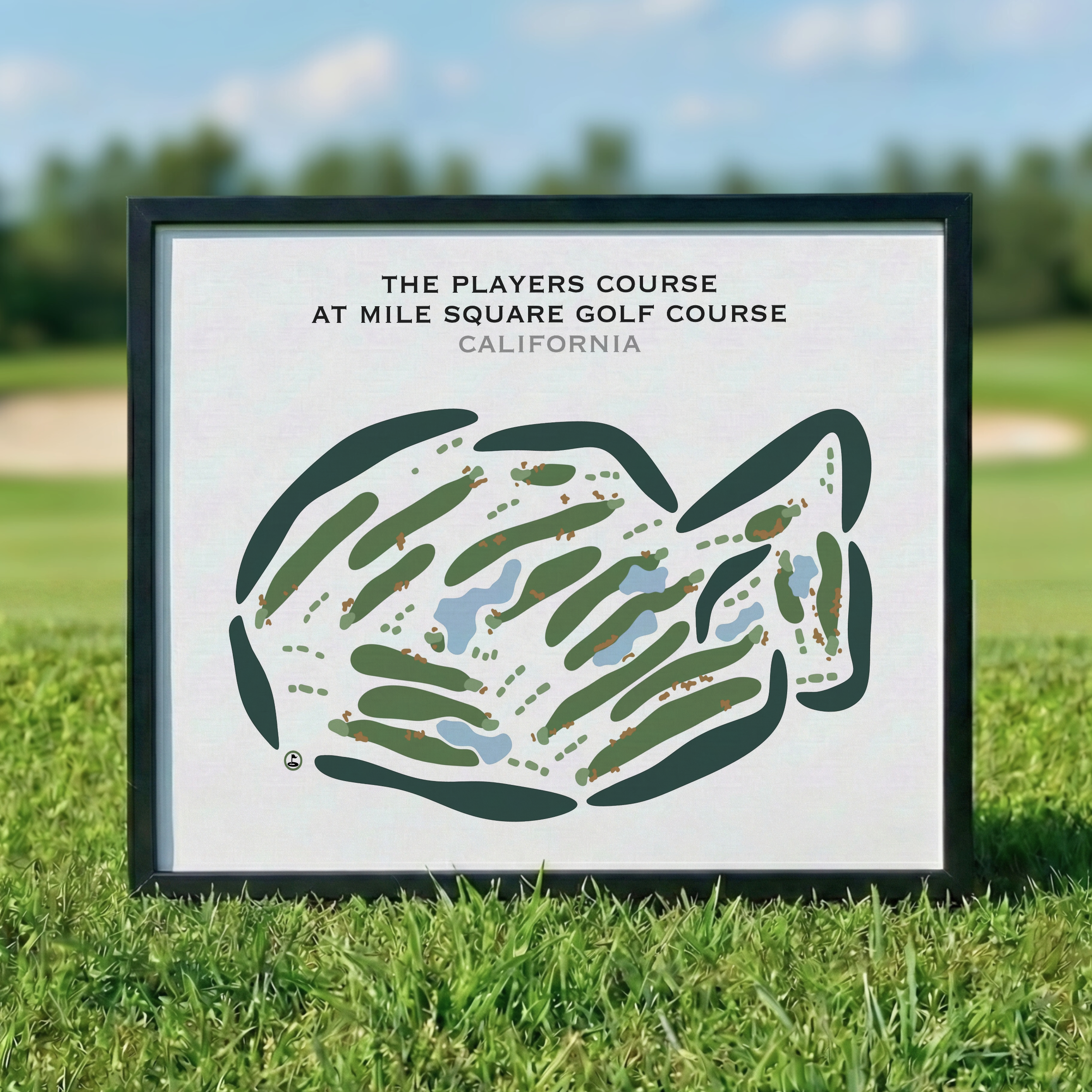 The Players Course at Mile Square Golf Course, California - Printed Golf Courses