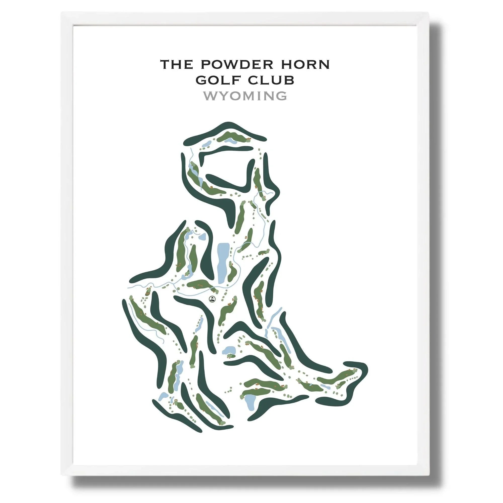 The Powder Horn Golf Club, Wyoming - Printed Golf Course