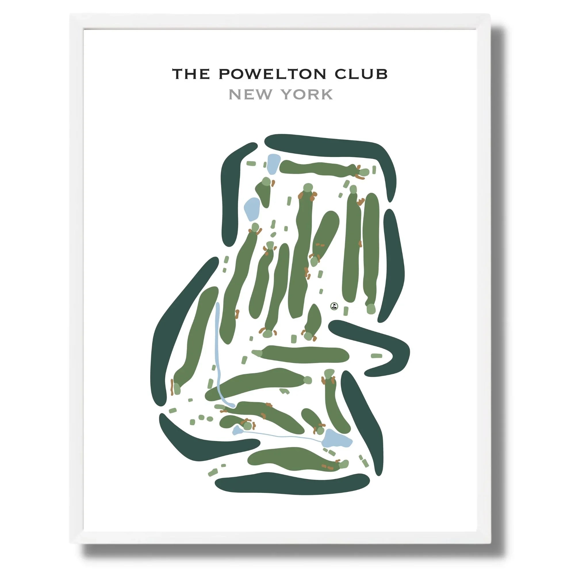 The Powelton Club, New York - Printed Golf Courses