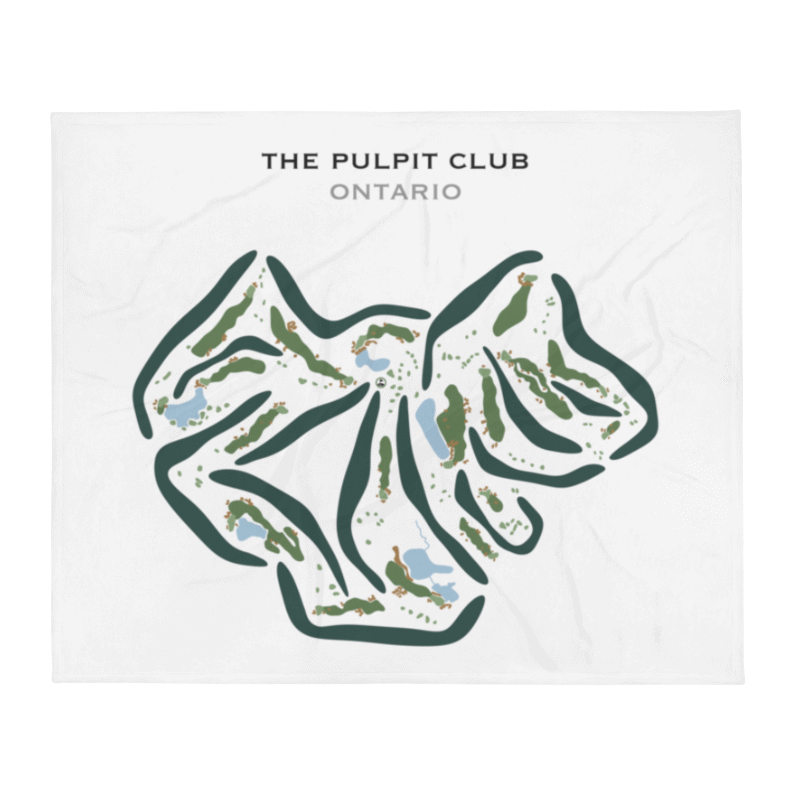 The Pulpit Club, Ontario, Canada - Printed Golf Courses