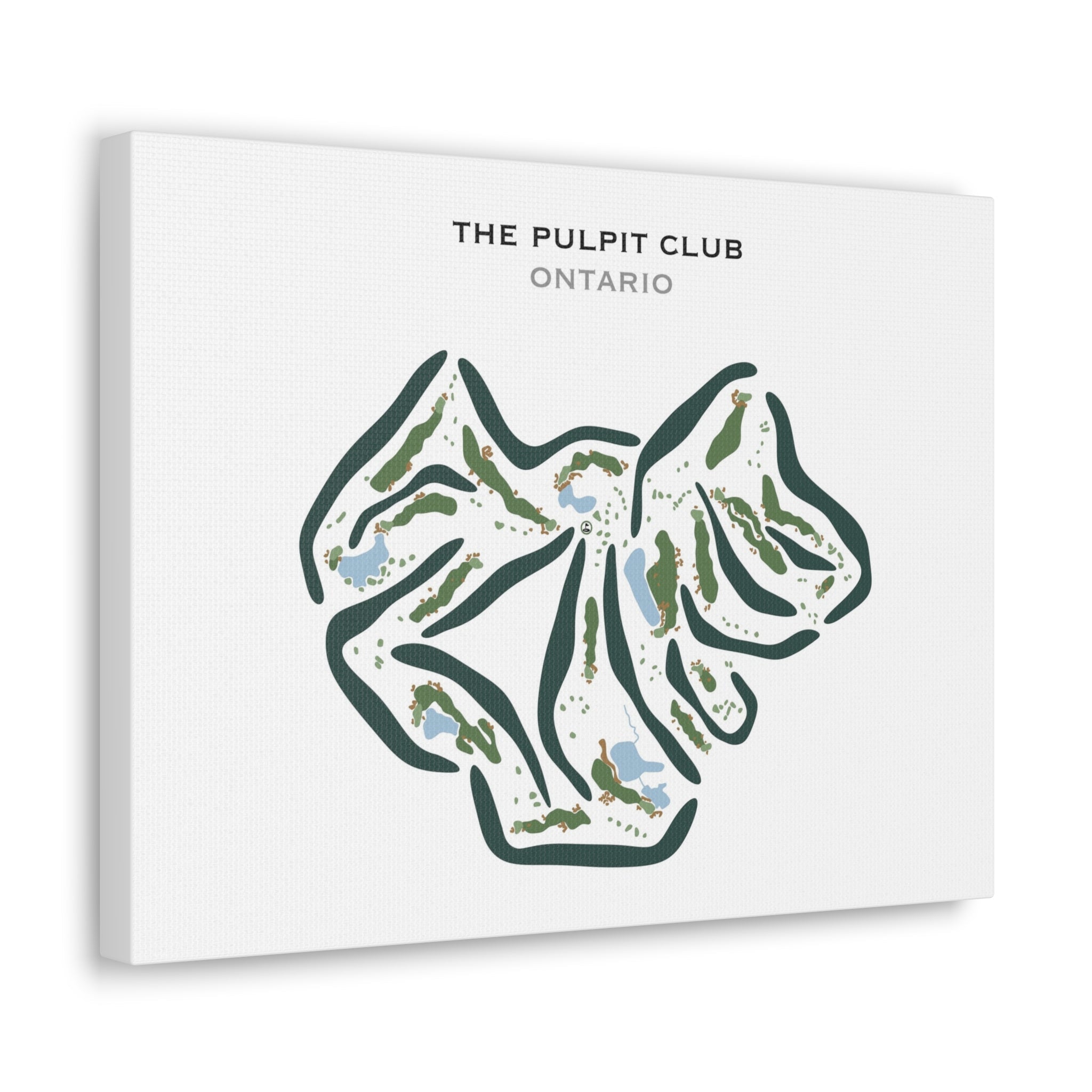 The Pulpit Club, Ontario, Canada - Printed Golf Courses