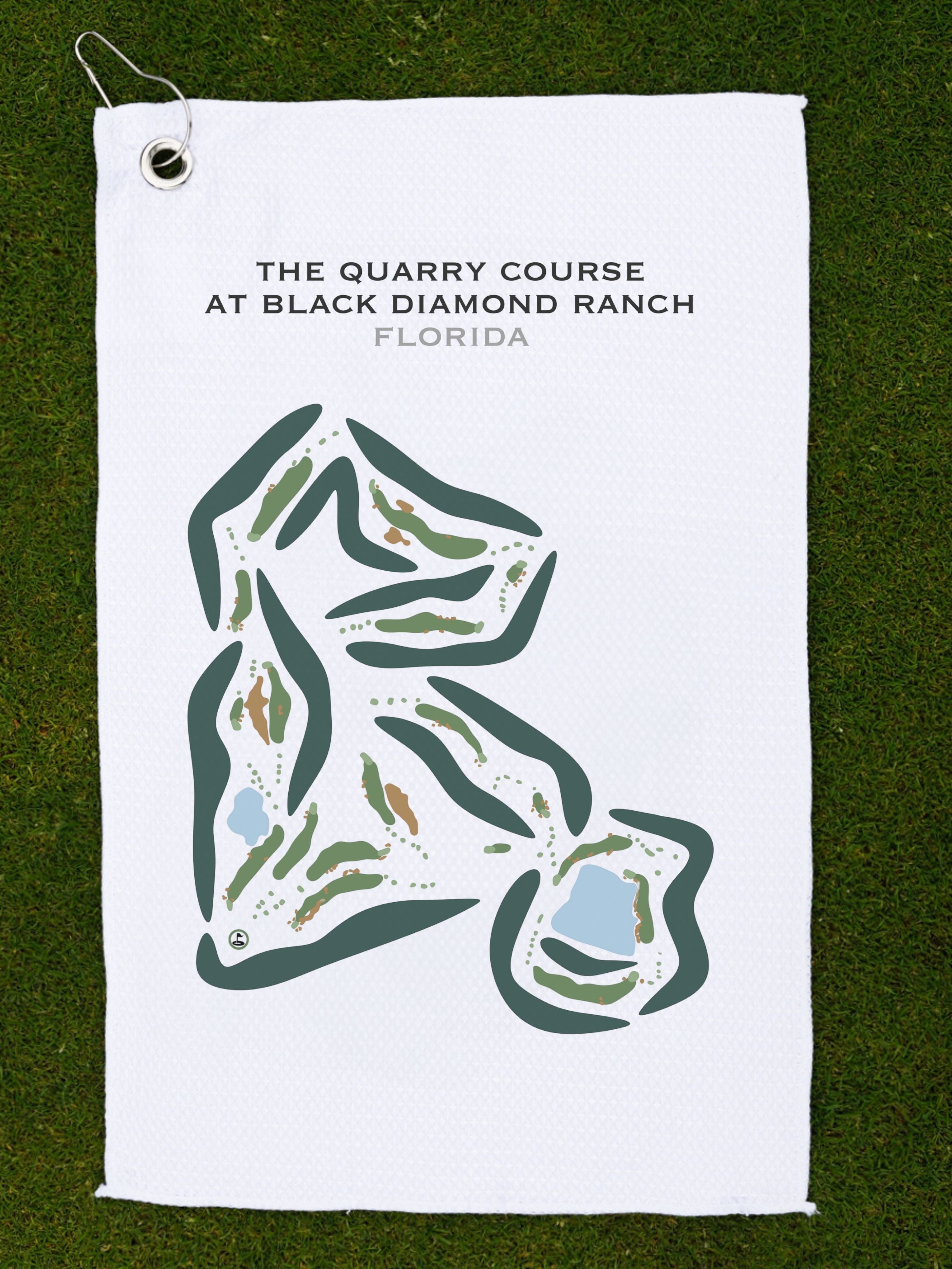 The Quarry Golf at Black Diamond Ranch, Florida - Printed Golf Courses