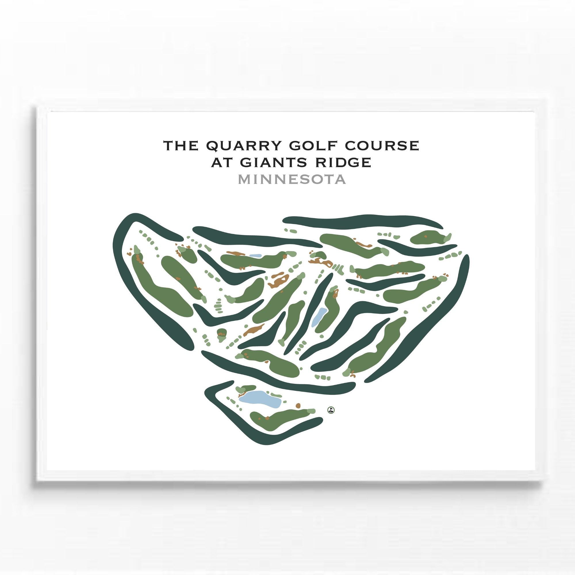 The Quarry at Giants Ridge, Minnesota - Printed Golf Courses