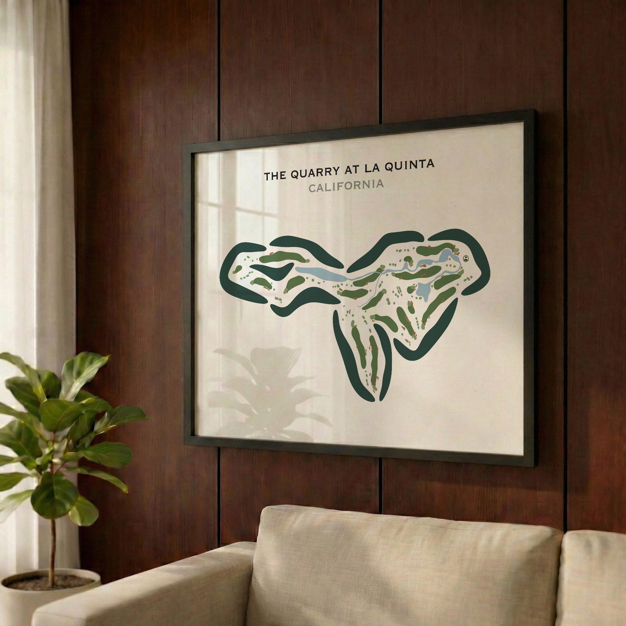 The Quarry at La Quinta, California - Printed Golf Courses