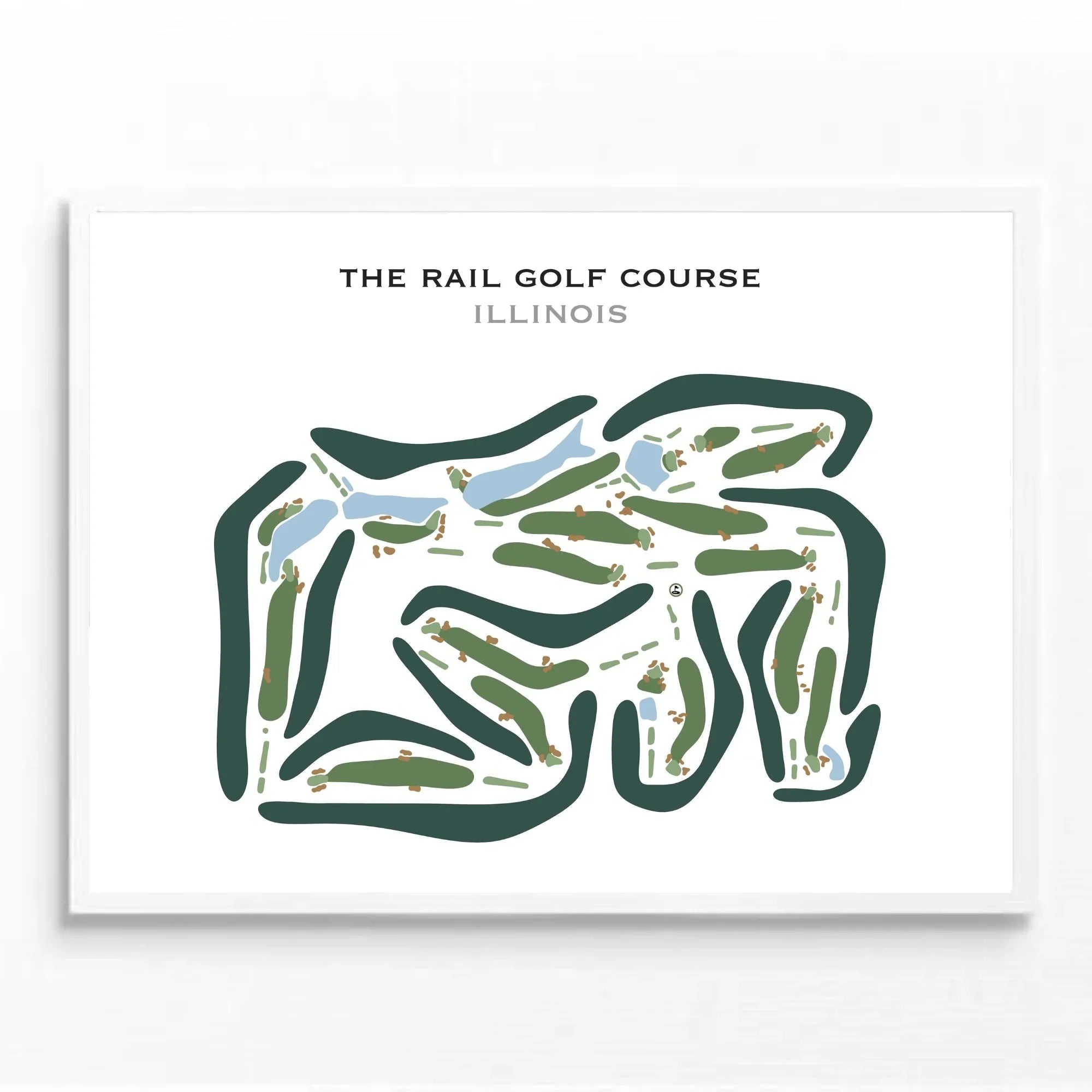 The Rail Golf Course, Illinois - Printed Golf Courses