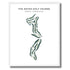 The Raven Golf Course, West Virginia - Printed Golf Courses