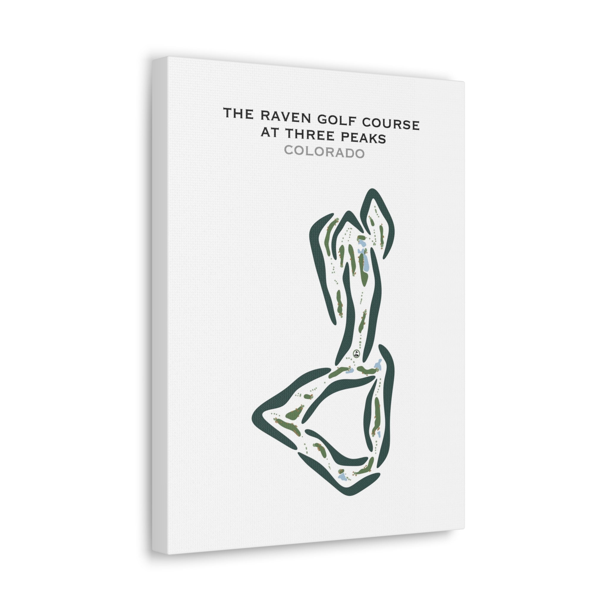 Raven Golf Club At Three Peaks, Colorado - Printed Golf Courses