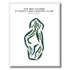 The Red Course at Scott Lake Country Club, Michigan - Printed Golf Courses