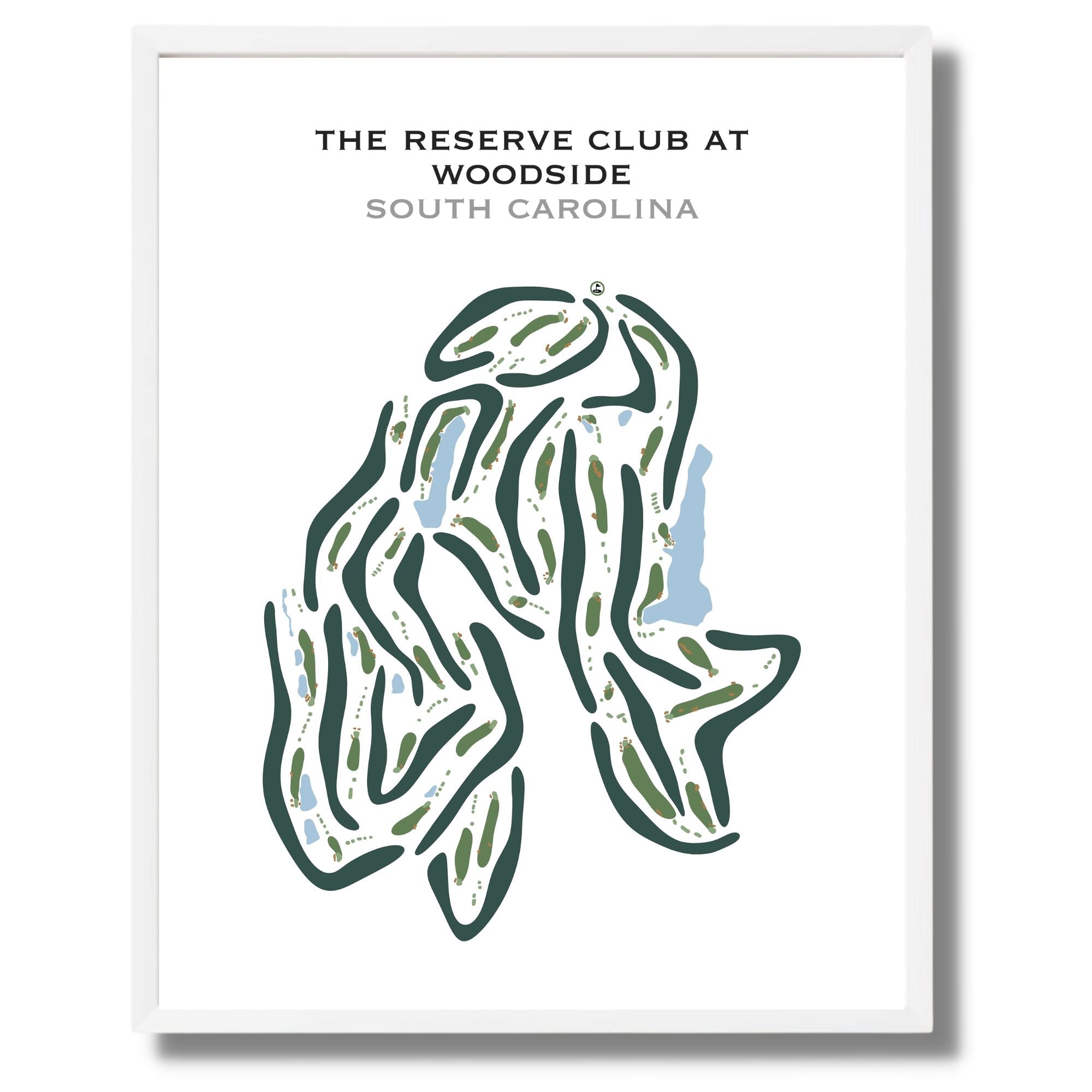 The Reserve Club At Woodside, South Carolina - Printed Golf Courses