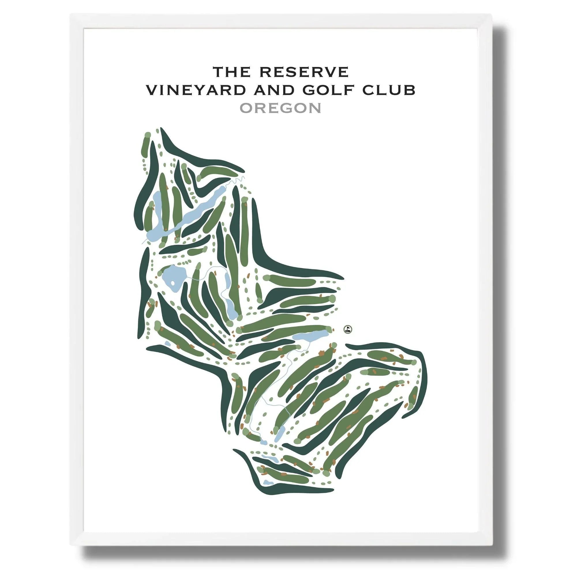 The Reserve Vineyard and Golf Club, Oregon - Printed Golf Courses