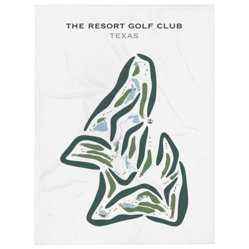 The Resort Golf Club, Texas - Printed Golf Courses