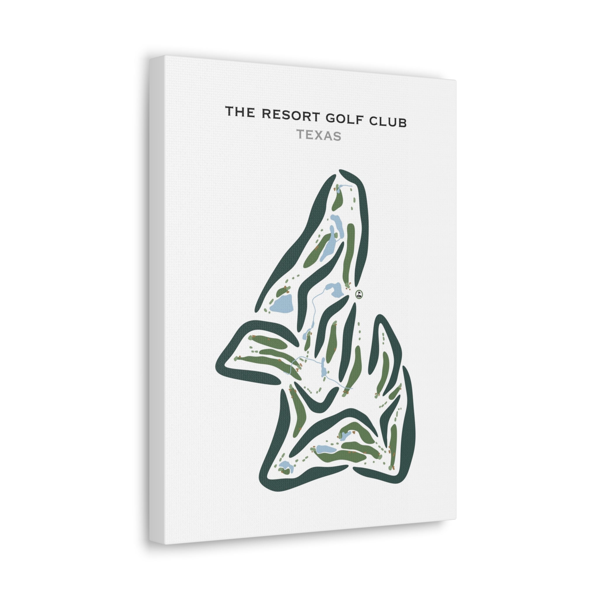 The Resort Golf Club, Texas - Printed Golf Courses
