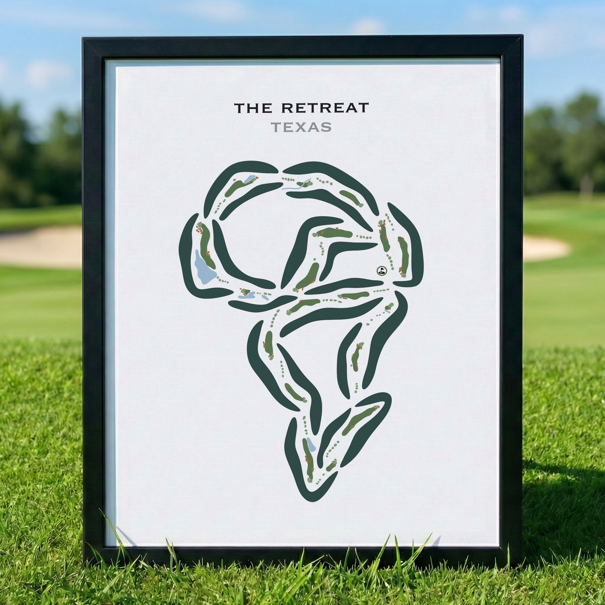 The Retreat, Texas - Printed Golf Course