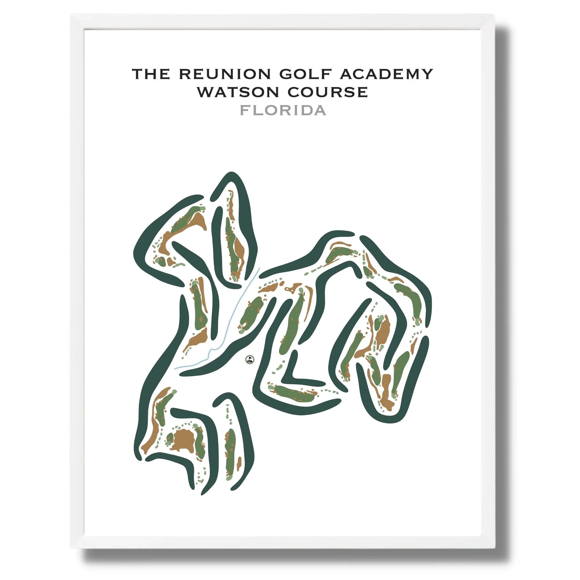The Reunion Golf Academy Watson Course, Florida - Printed Golf Courses