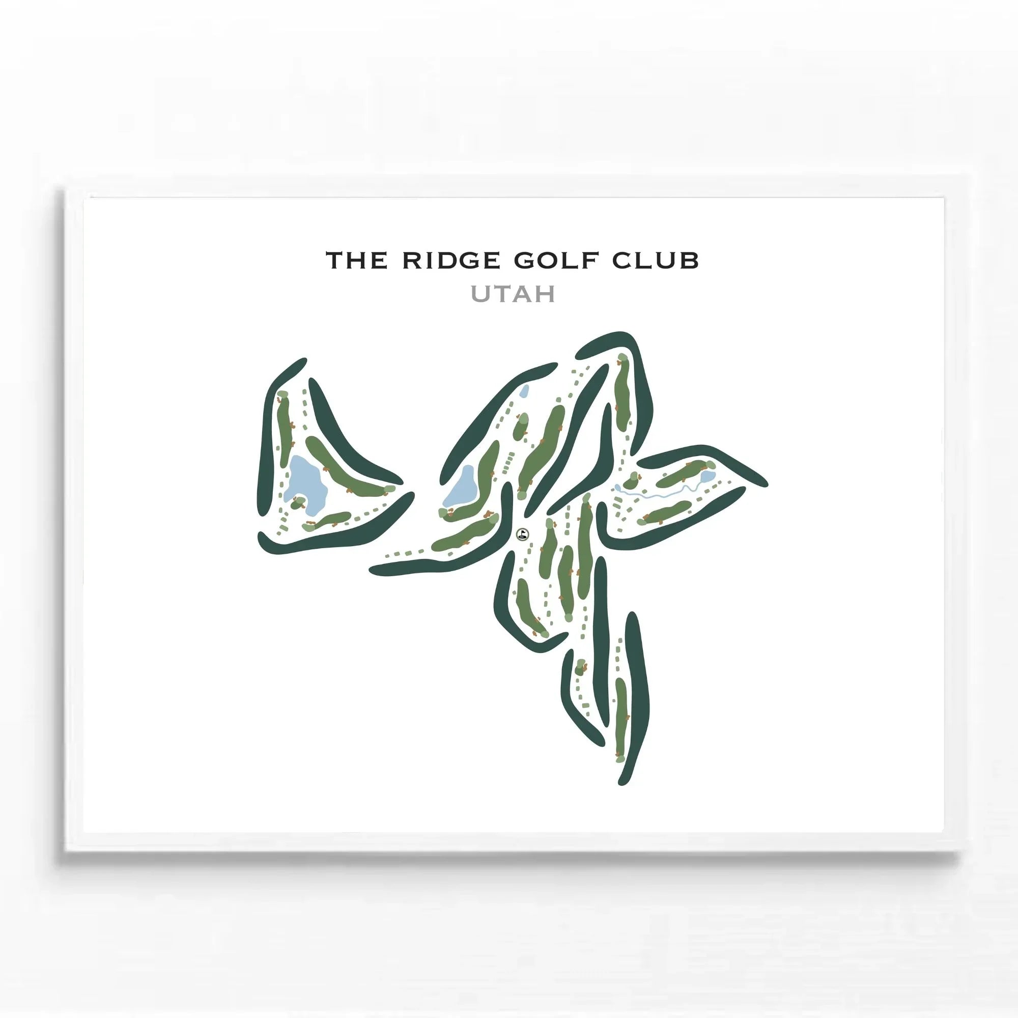 The Ridge Golf Club, Utah - Printed Golf Course