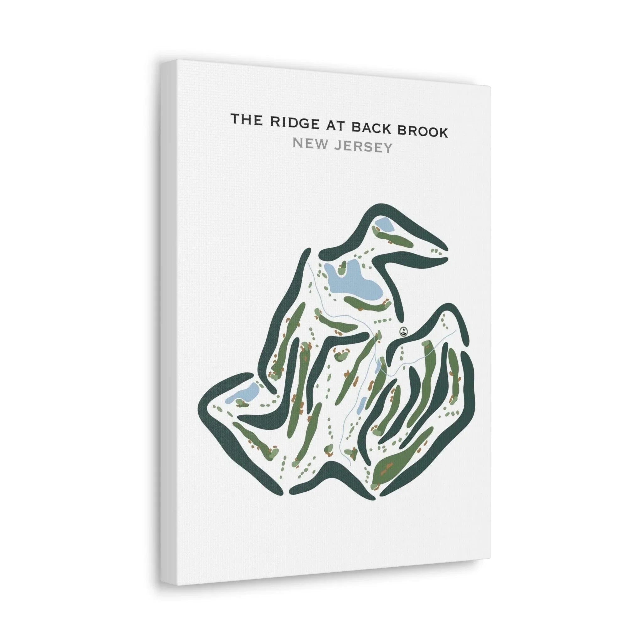 The Ridge At Back Brook, New Jersey - Printed Golf Courses