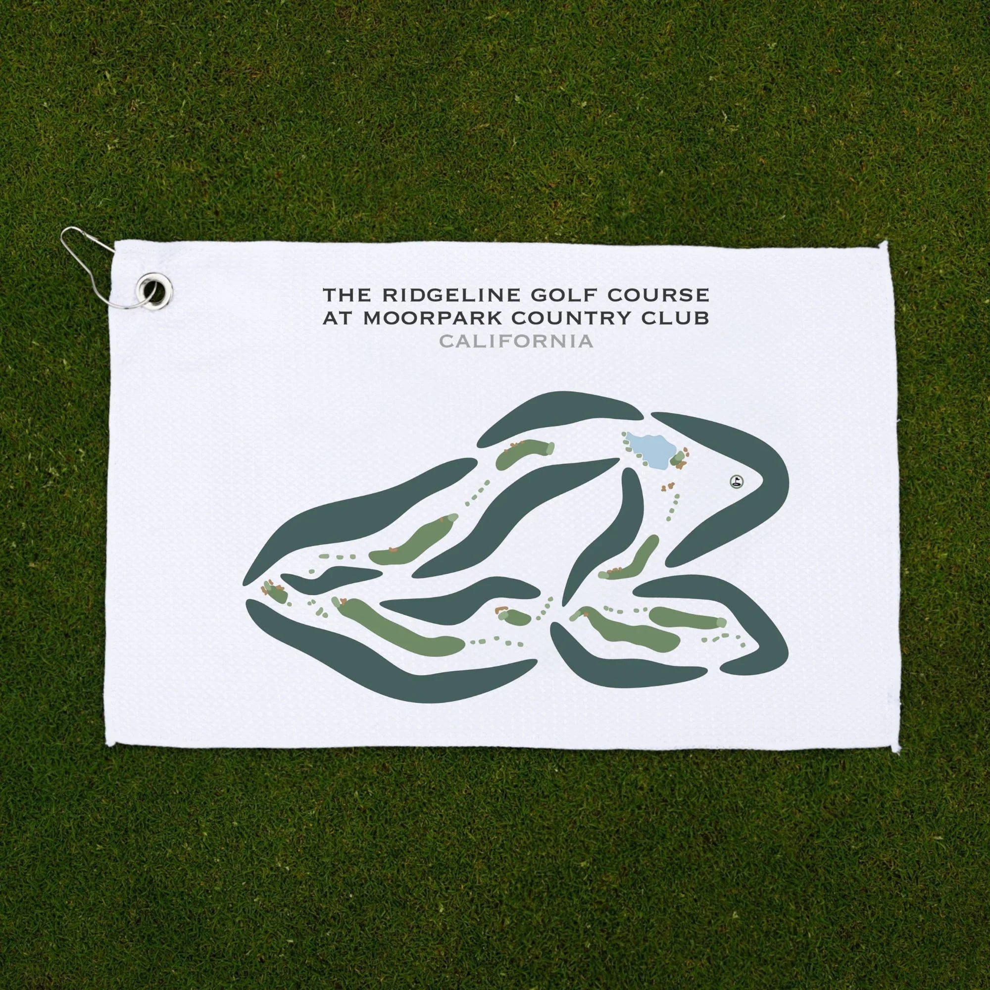 The Ridgeline Golf Course at Moorpark Country Club, California - Printed Golf Courses