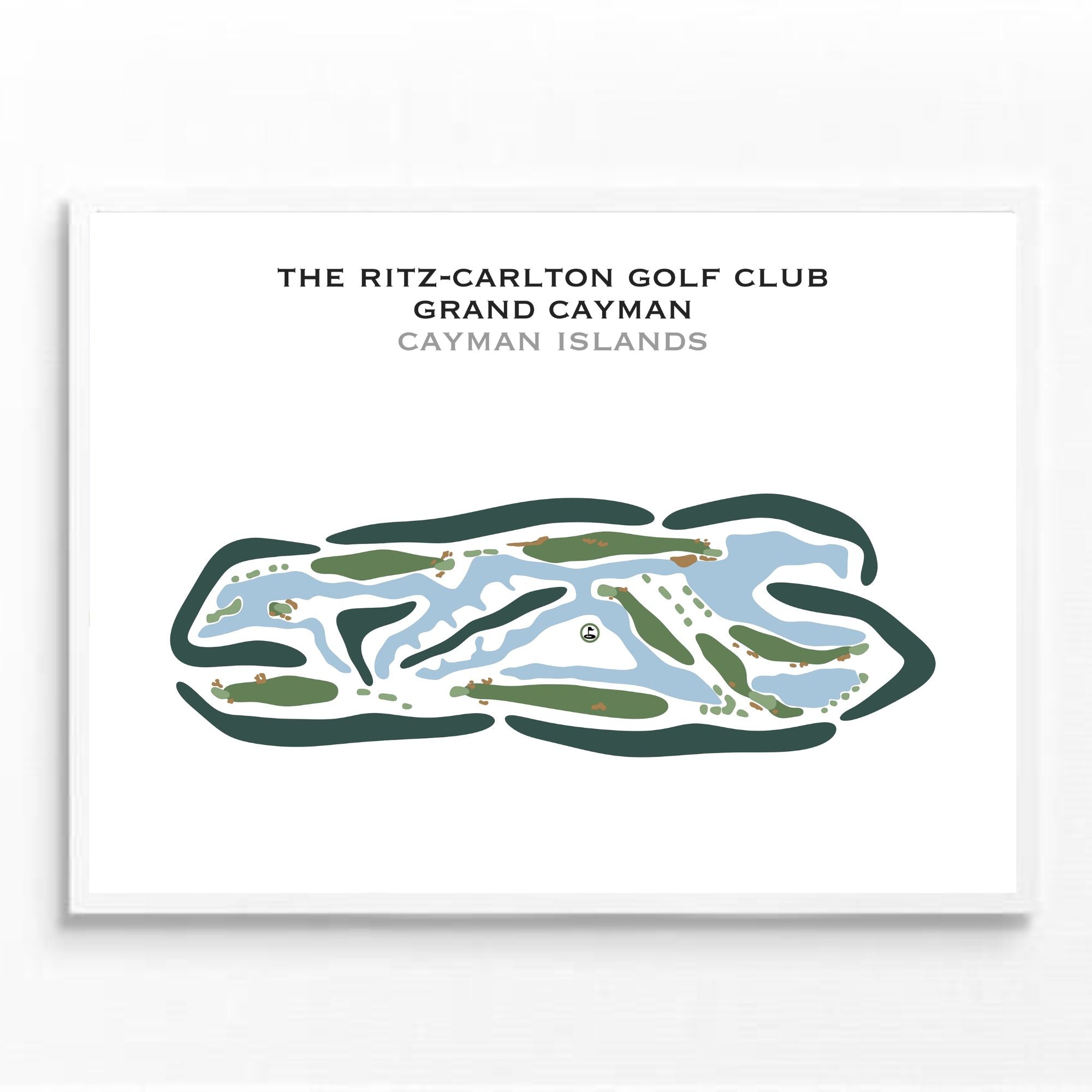The Ritz-Carlton Golf Club, Grand Cayman, Cayman Islands - Printed Golf Courses