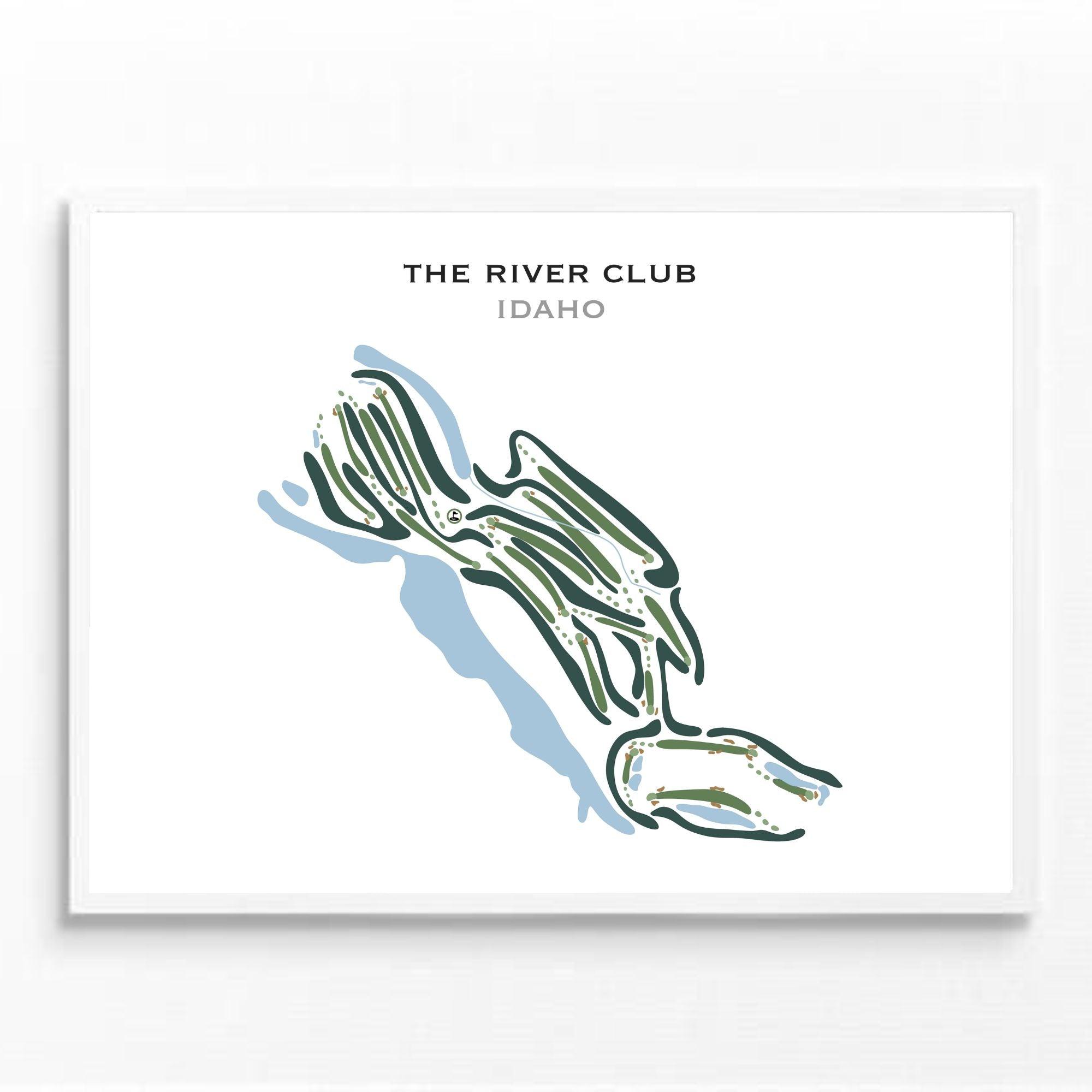 The River Club, Idaho - Printed Golf Courses