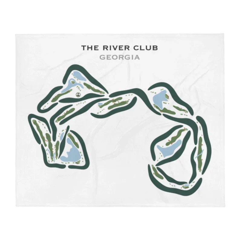 The River Club, Georgia - Printed Golf Courses