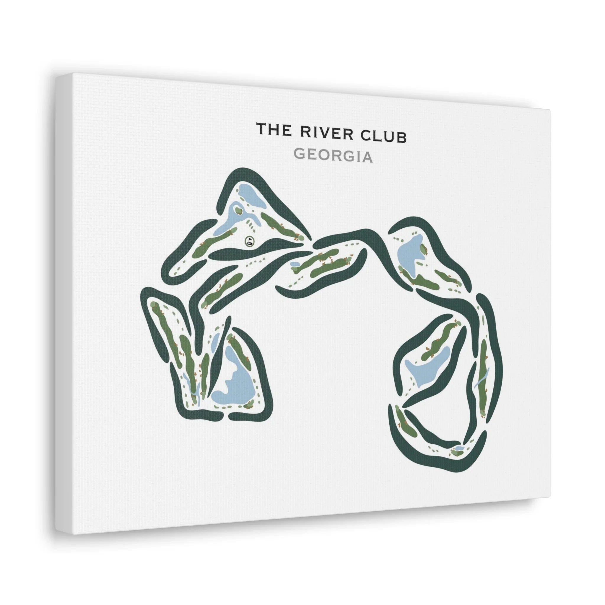 The River Club, Georgia - Printed Golf Courses