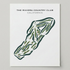 The Riviera Country Club, Pacific Palisades California - Printed Golf Courses