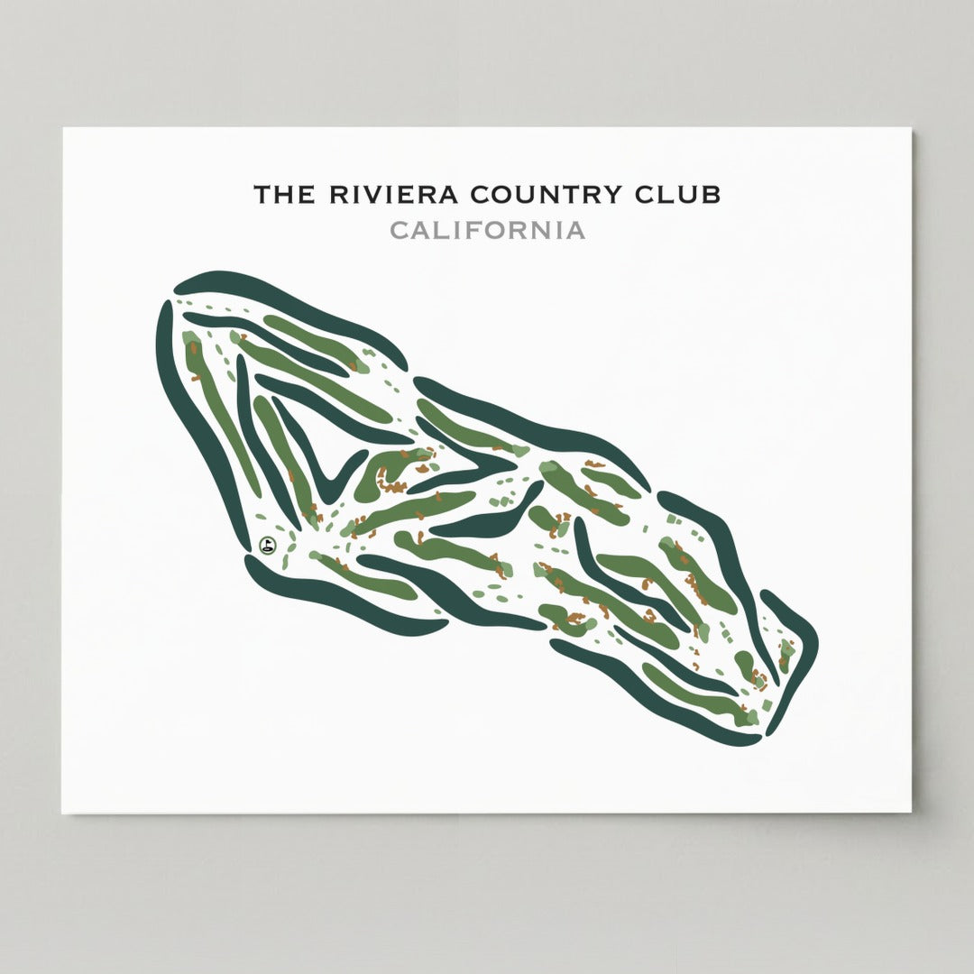 The Riviera Country Club, California - Printed Golf Courses