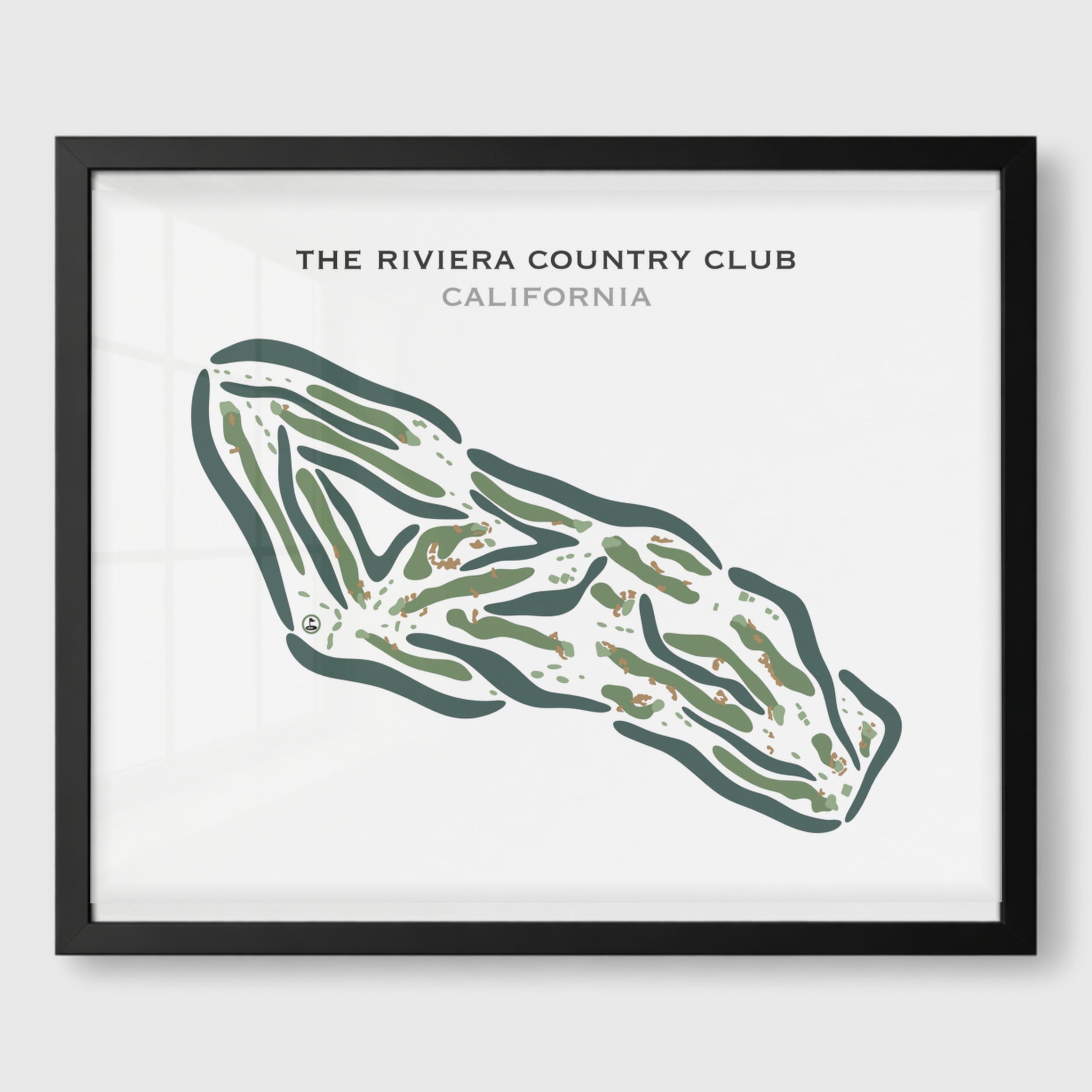 The Riviera Country Club, California - Printed Golf Courses