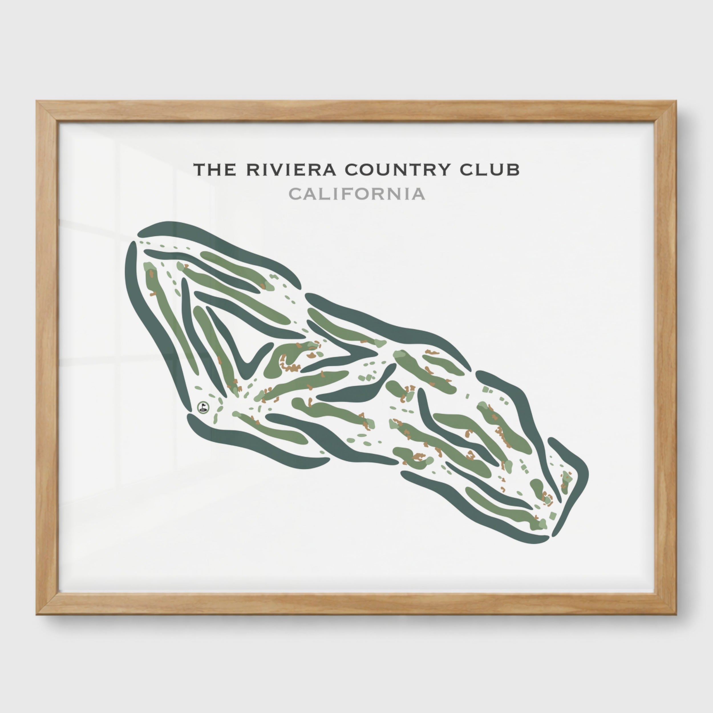 The Riviera Country Club, California - Printed Golf Courses