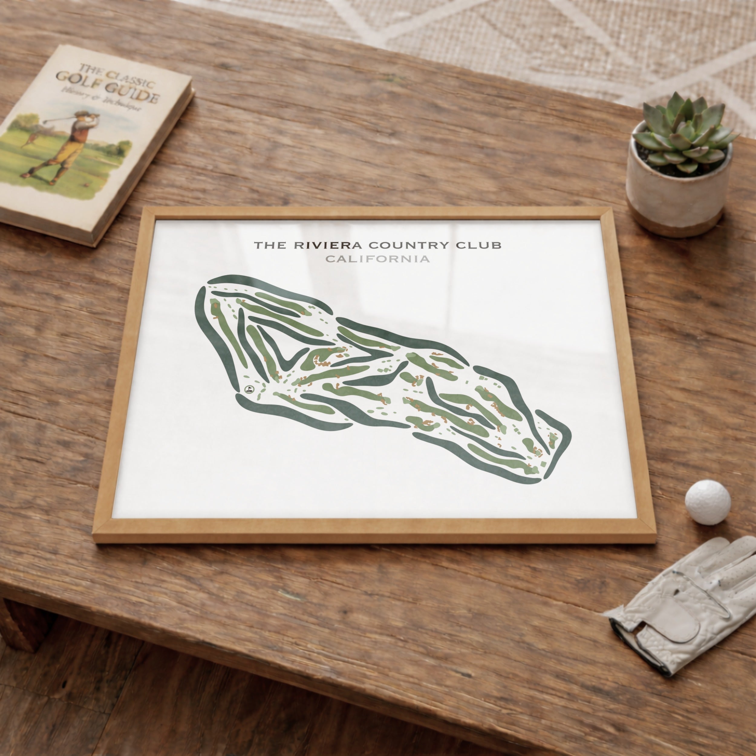 The Riviera Country Club, California - Printed Golf Courses