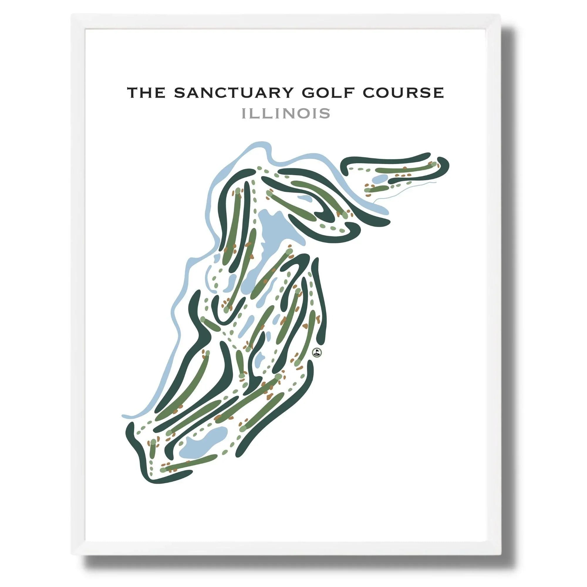 The Sanctuary Golf Course, Illinois - Printed Golf Courses