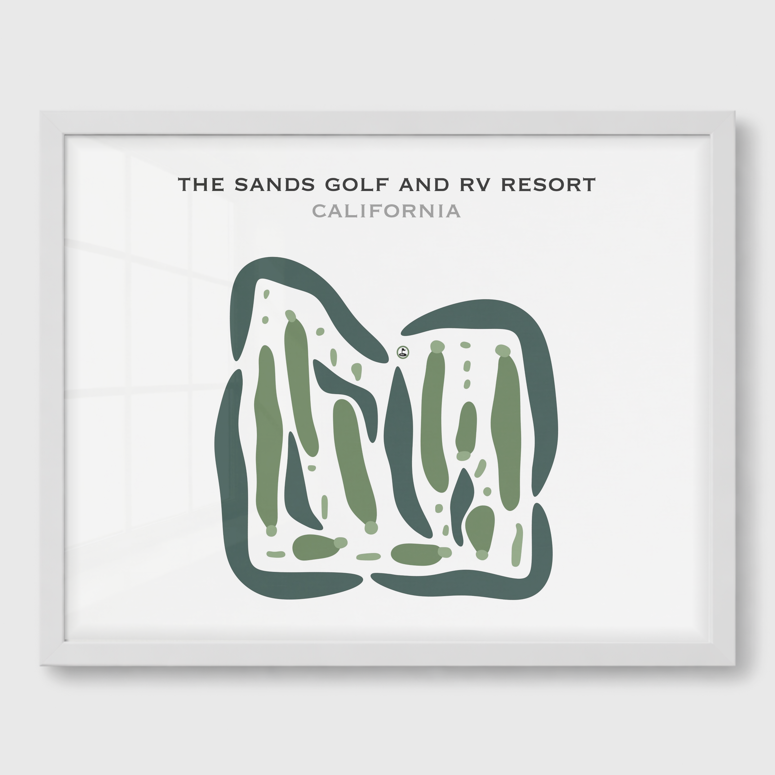 The Sands Golf & RV Resort, California - Printed Golf Courses