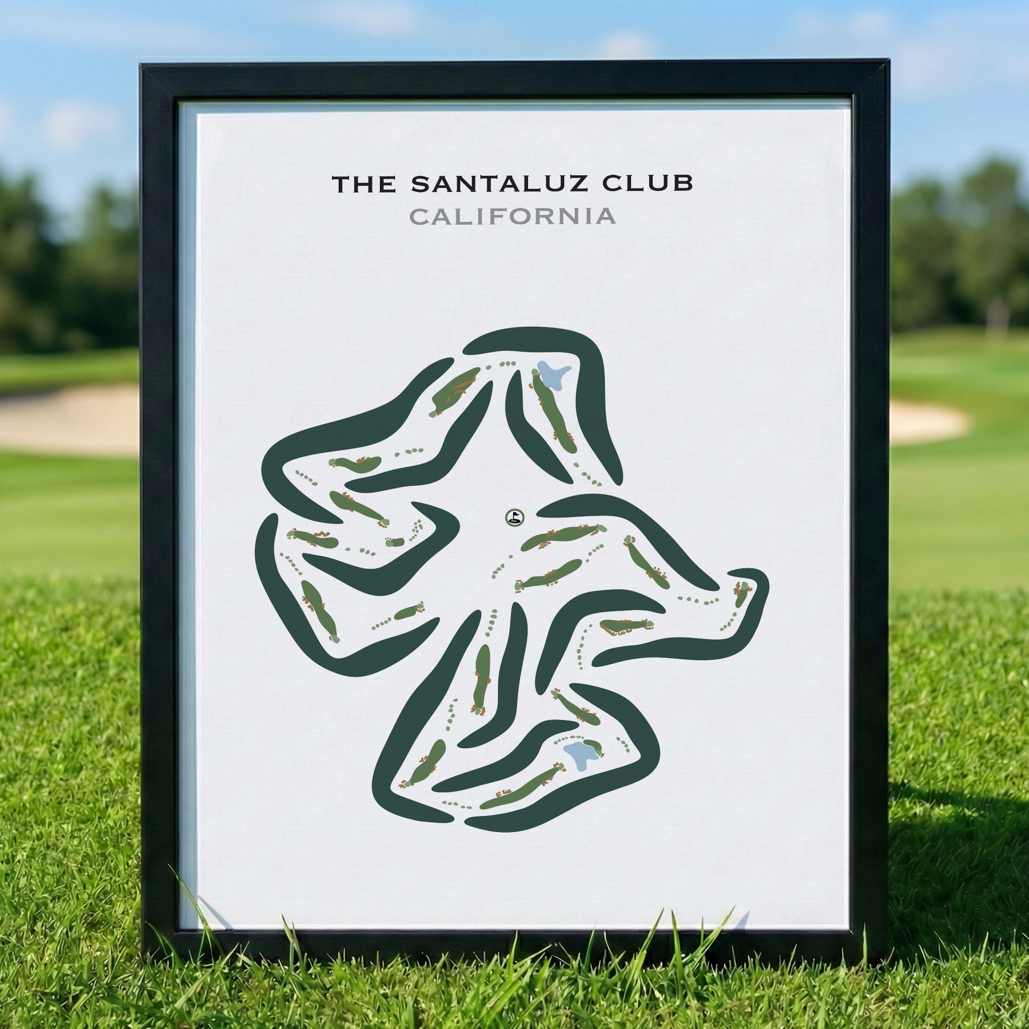 The Santaluz Club, California - Printed Golf Courses