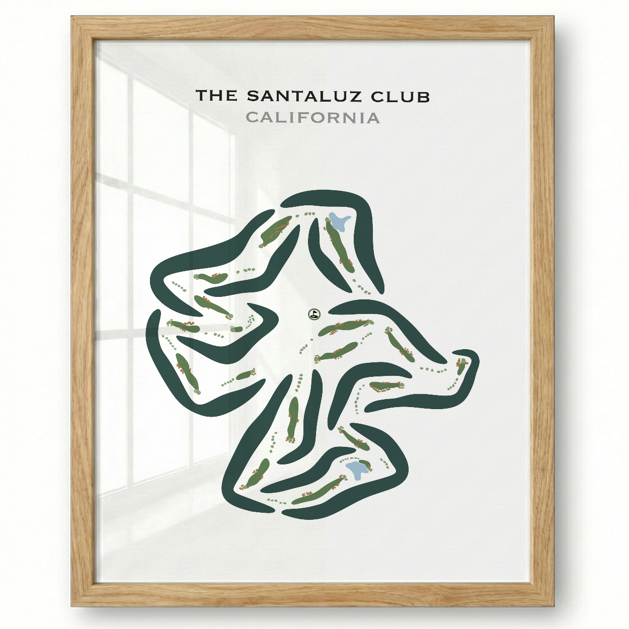 The Santaluz Club, California - Printed Golf Courses
