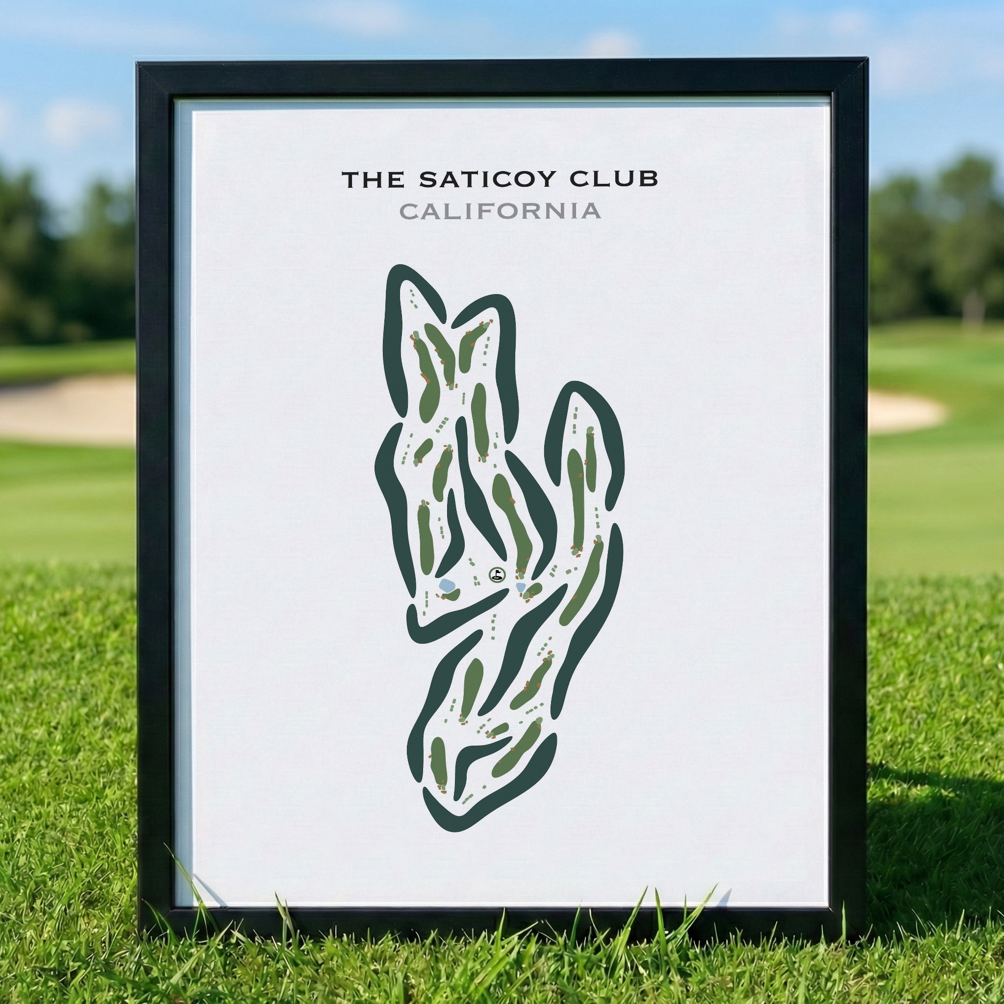 The Saticoy Club, California - Printed Golf Courses