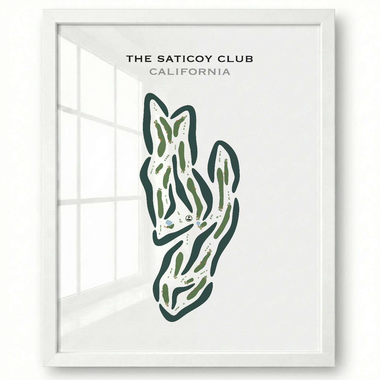 The Saticoy Club, California - Printed Golf Courses