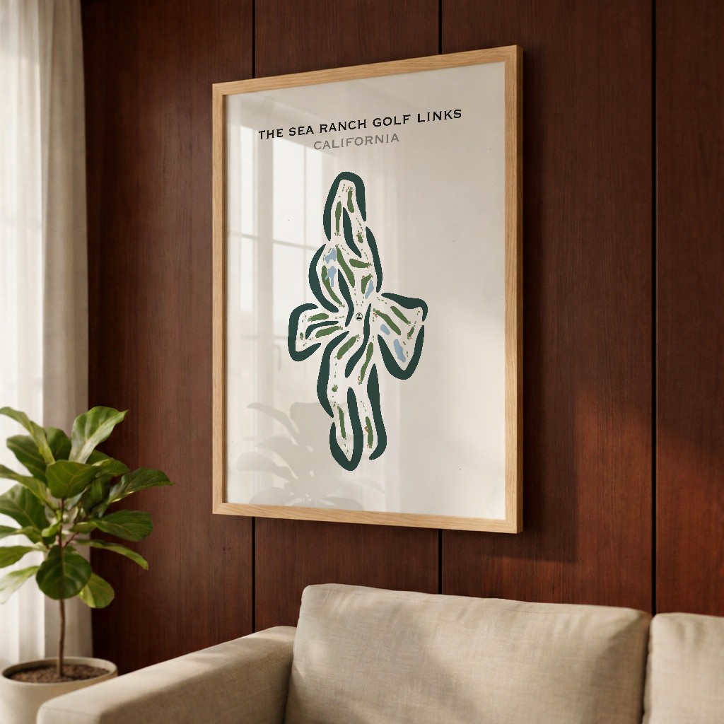 The Sea Ranch Golf Links, California - Printed Golf Courses