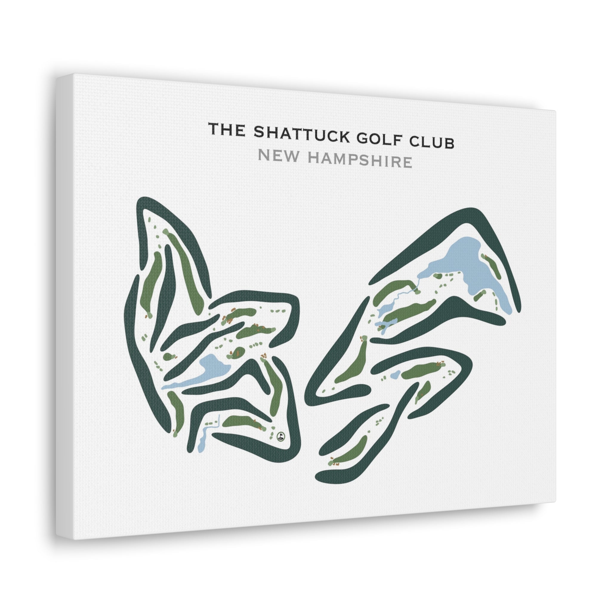 The Shattuck Golf Club, New Hampshire - Printed Golf Courses