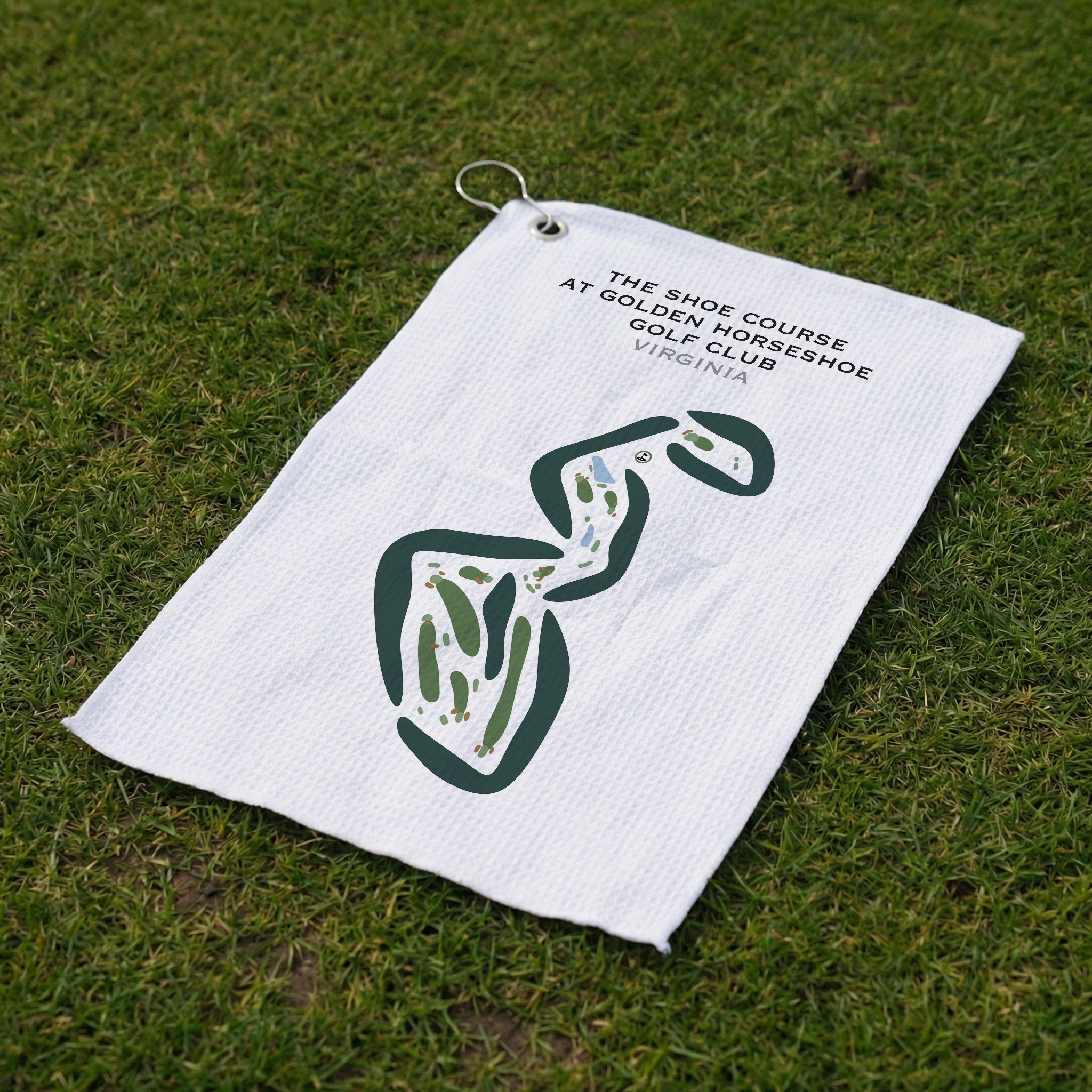 The Shoe Course at Golden Horseshoe Golf Club, Virginia - Printed Golf Courses