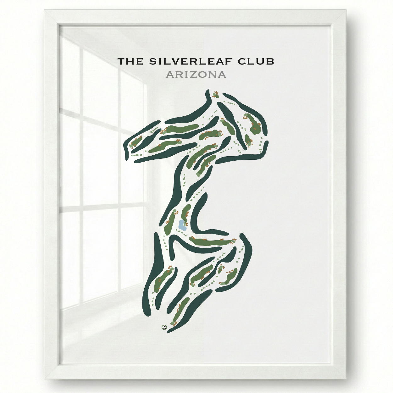 The Silverleaf Club, Arizona - Printed Golf Course