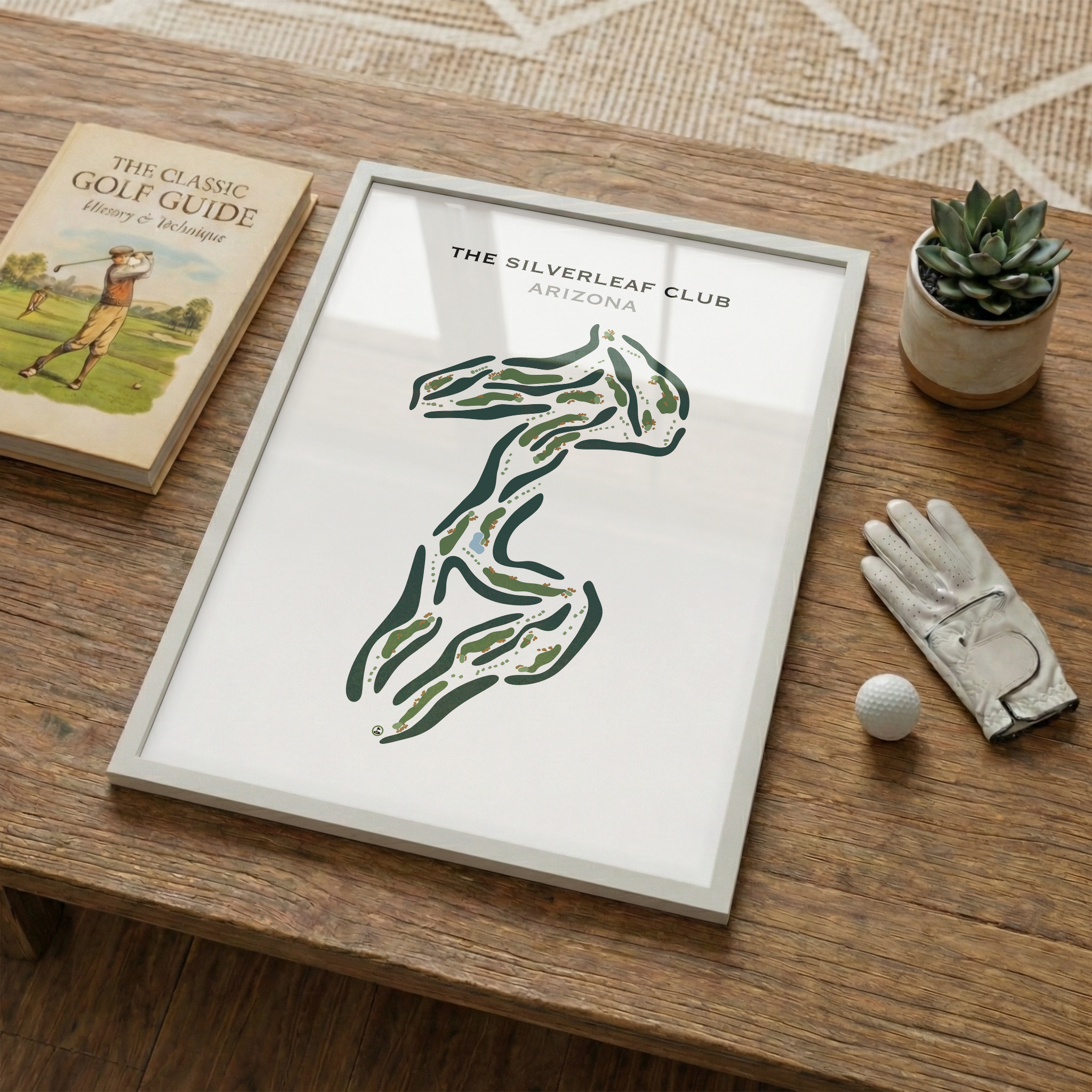 The Silverleaf Club, Arizona - Printed Golf Course