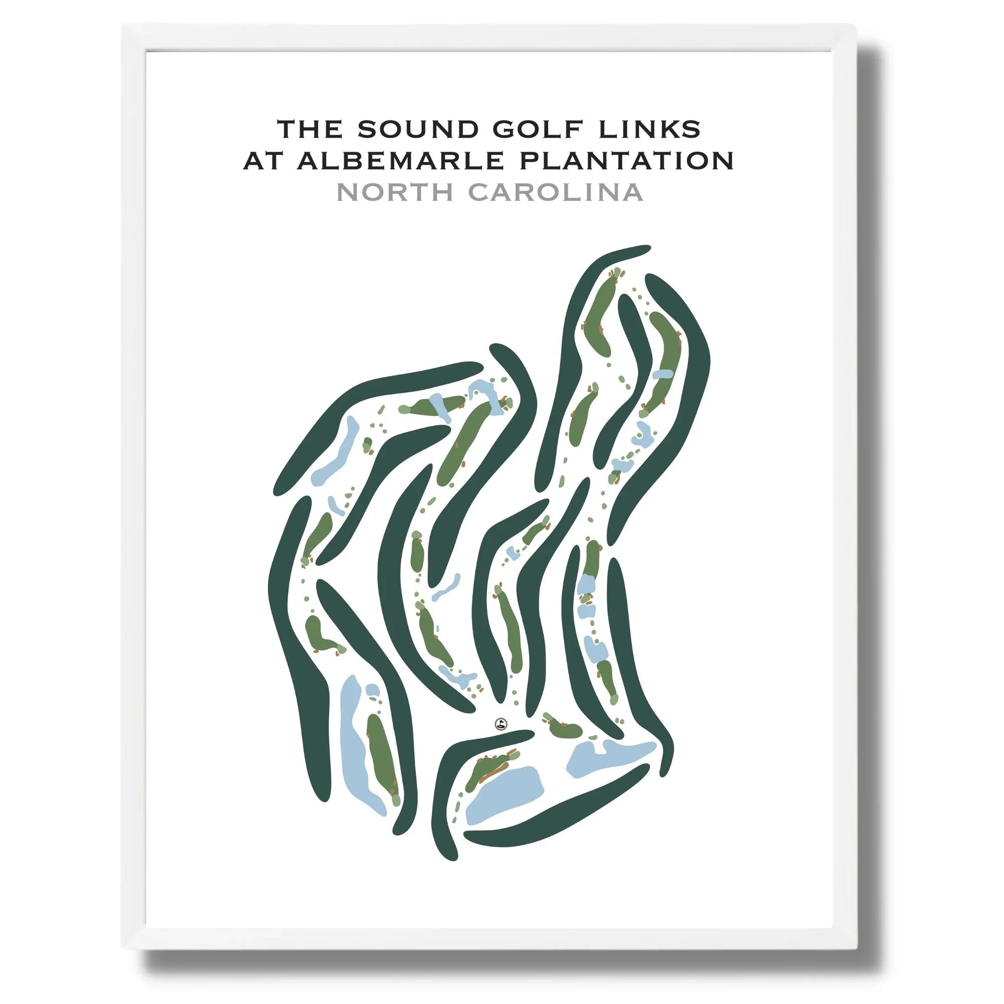 The Sound Golf Links at Albemarle Plantation, North Carolina - Printed Golf Course